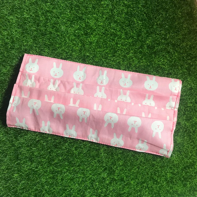 RABBIT LULU  兔子 粉红色 棉质 口罩套 - 口罩 - 棉 粉红色