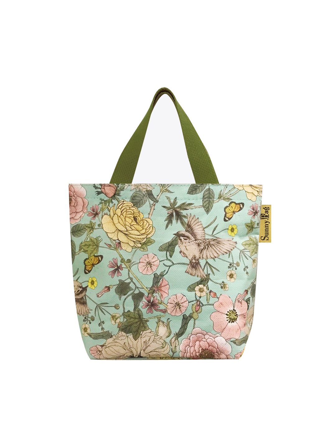 Sunny Bag-棉布托特包(小) -花与鸟 - 手提包/手提袋 - 其他材质 