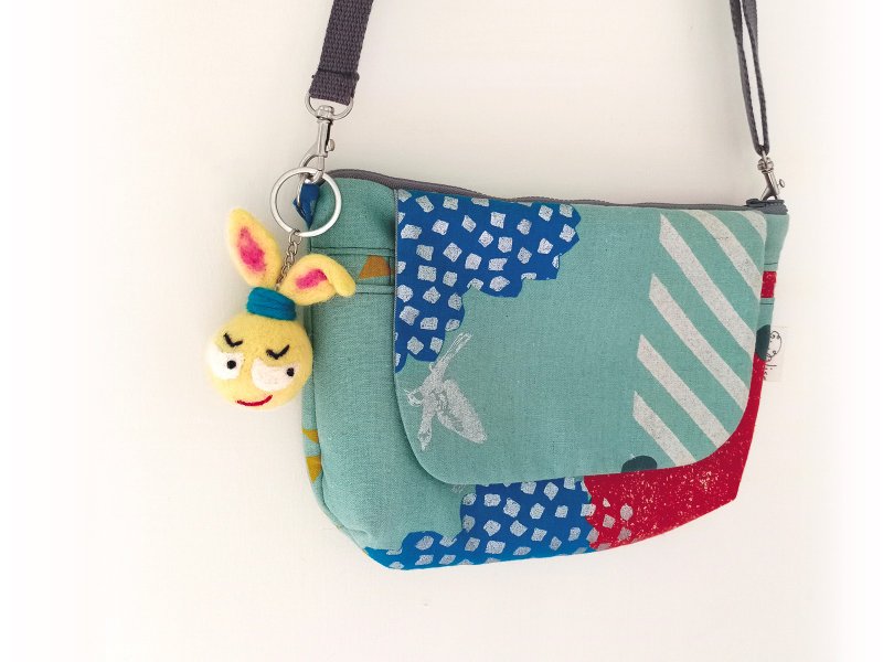 S Lee 美丽新世界系列/邪恶兔钥匙圈-羊毛毡企划/异材质结合 - 钥匙链/钥匙包 - 羊毛 