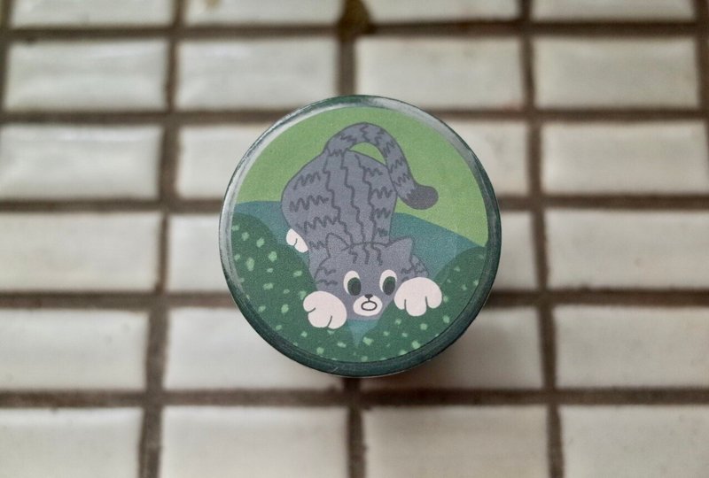 三猫纸胶—丛林冒险 - 纸胶带 - 纸 绿色