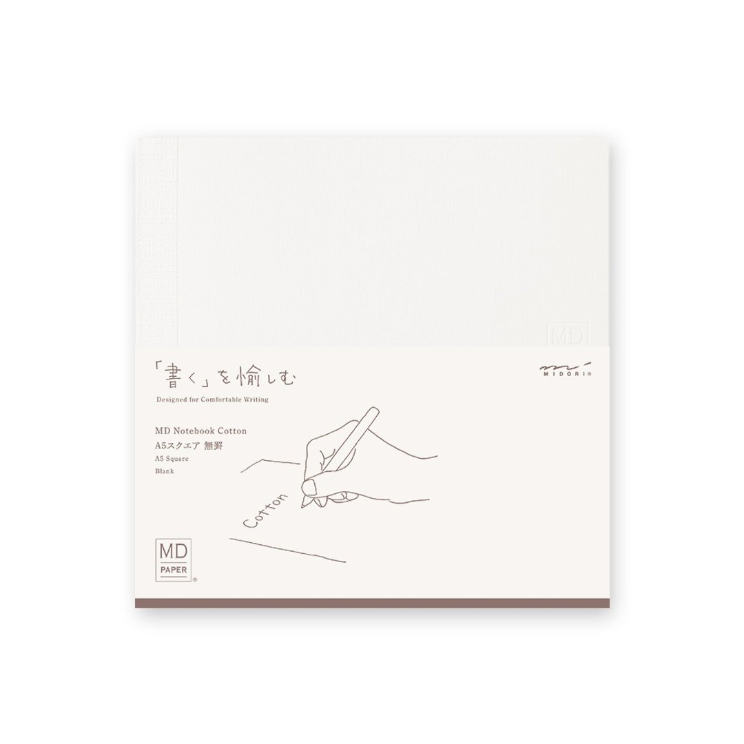 MIDORI MD Notebook 棉纸 A5 方形空白 - 笔记本/手帐 - 纸 多色