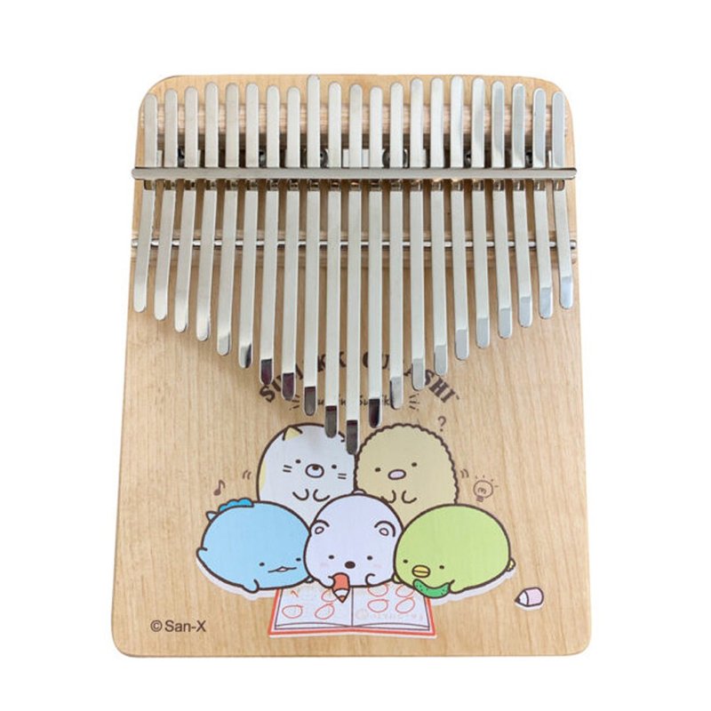 角落小伙伴单图彩绘 21音白桦银卡林巴琴 送束口袋+调音器+擦琴布 - 吉他/乐器 - 木头 卡其色