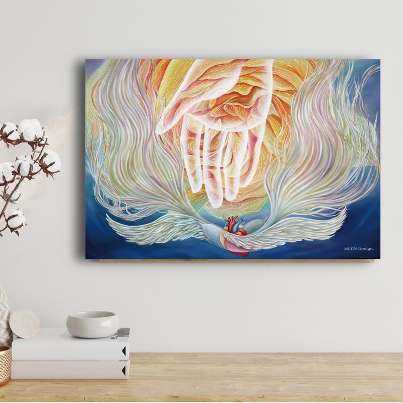 大能的手-无框订制挂画 - 海报/装饰画/版画 - 棉．麻 蓝色