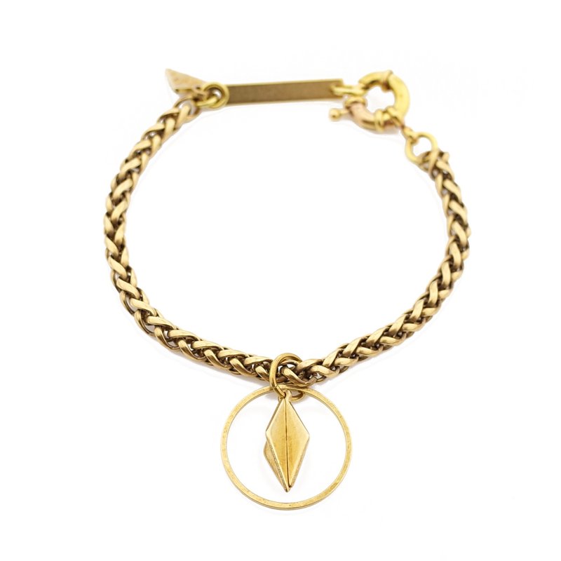 NEW NOISE 音乐饰品实验所-菱型手链 Diamond bracelet - 手链/手环 - 其他金属 金色