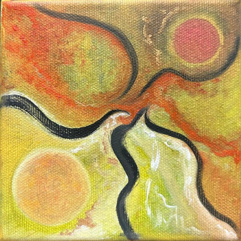 Learn form emotions(原作) - 海报/装饰画/版画 - 其他材质 橘色