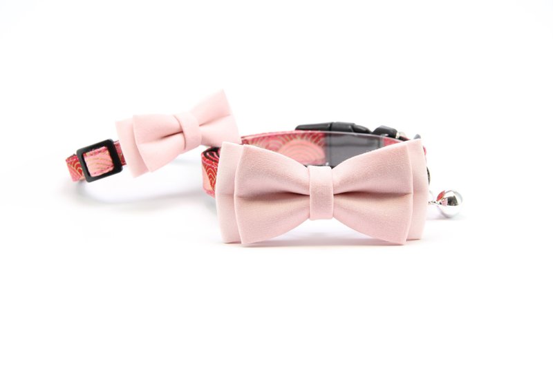 【日式领结颈圈】粉色 Bowtie - 毛小孩幸福配件 - 项圈/牵绳 - 其他材质 