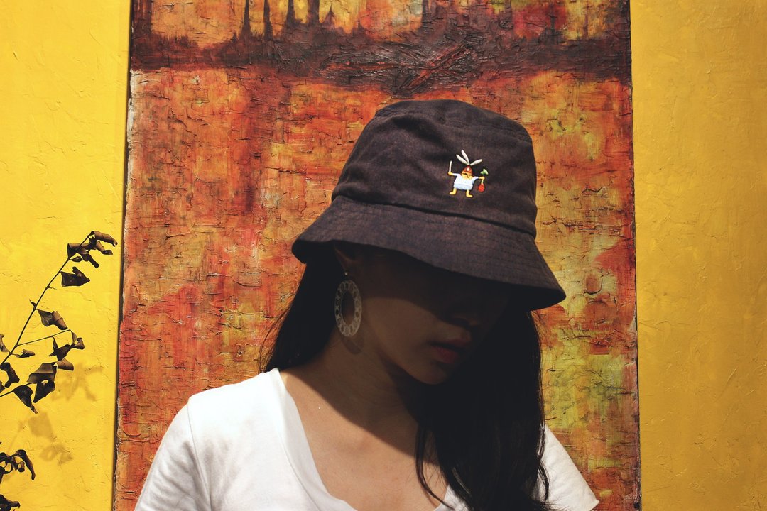 阿笛丹 x iNA KATA联名商品-渔夫帽 - 帽子 - 棉 