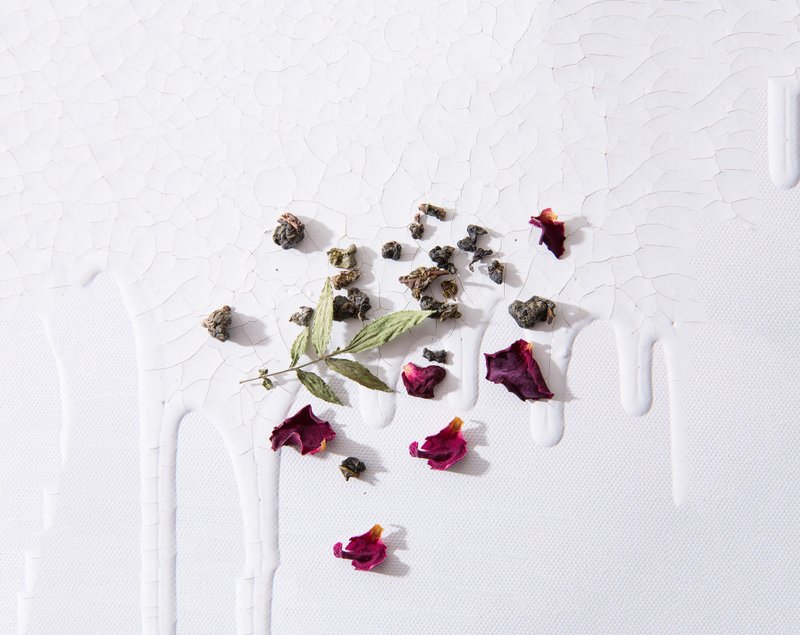 送礼外国友人丨玫瑰乌龙茶【7入/组】台湾岛屿花茶系列 - 茶 - 新鲜食材 红色