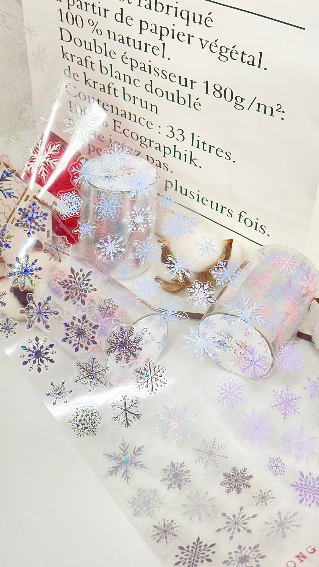 雪花调色板 PET 胶带 - 纸胶带 - 其他材质 