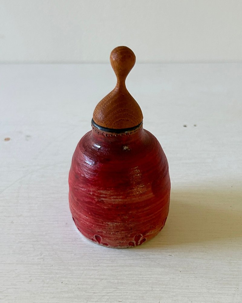 绘图：红色 - 调味罐/酱料瓶 - 陶 红色