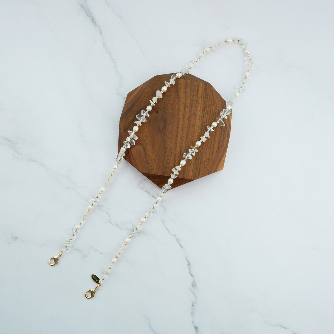 Mask and Eyeglass strap - 挂绳/吊绳 - 珍珠 白色