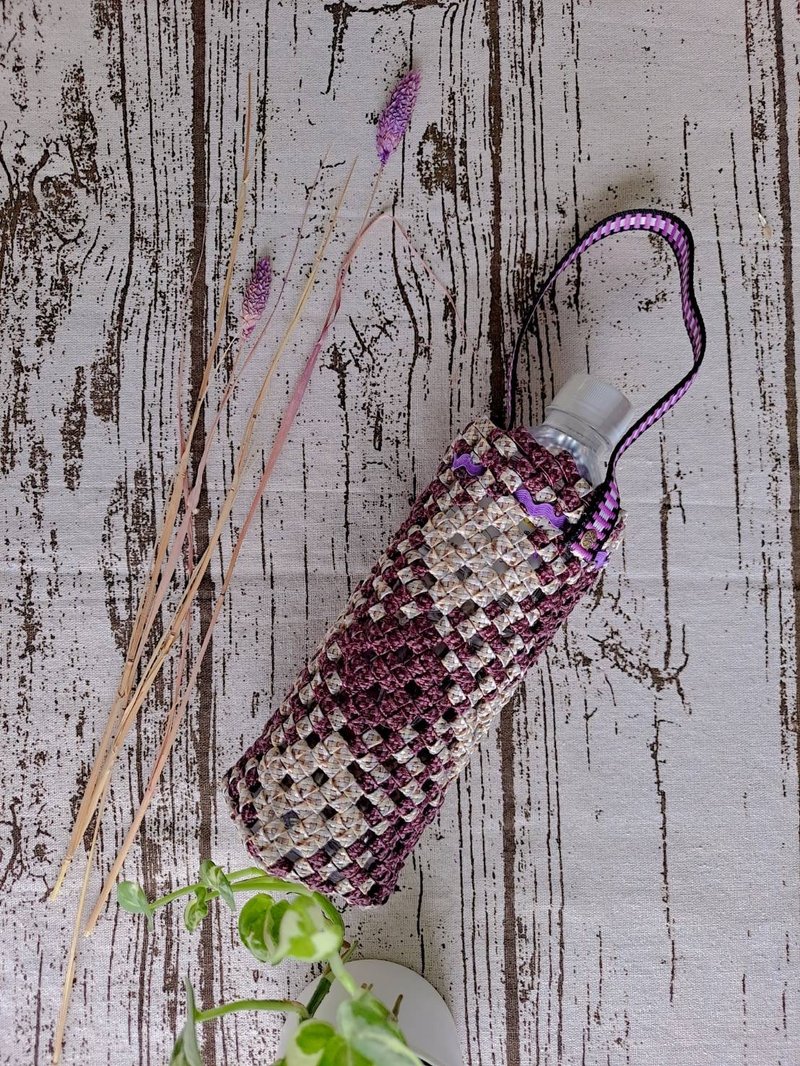 水瓶编织提袋 - 随行杯提袋/水壶袋 - 尼龙 多色