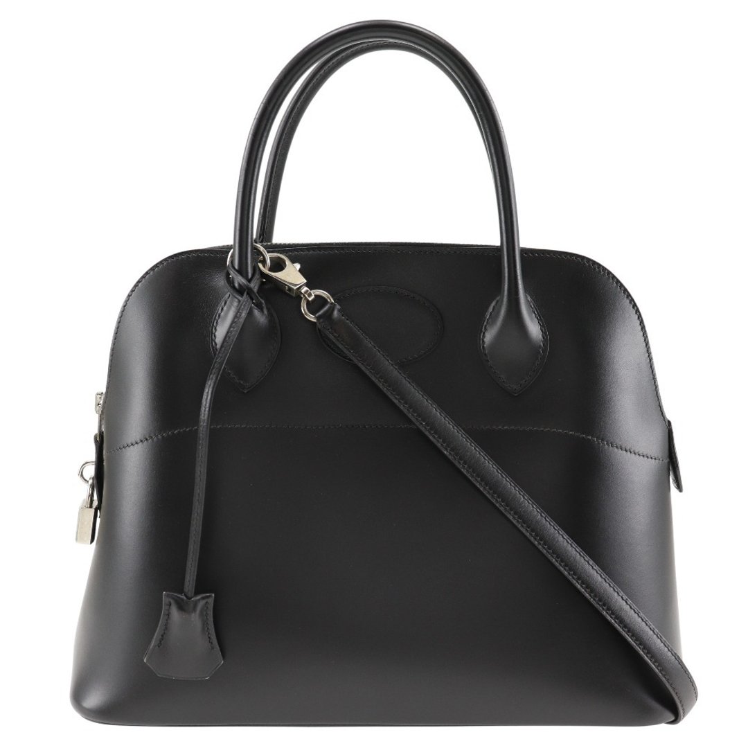 【日本直送】爱马仕 HERMES Bolide 31 手提包 Box Calf 皮革 黑色/银色五金  女性【二手】 - 手提包/手提袋 - 真皮 黑色
