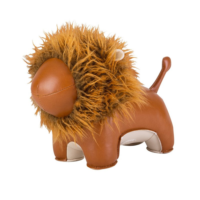 【书挡】狮子 Lion Lino 设计摆饰 | 入厝礼 开工开运 狮来运转 - 摆饰 - 人造皮革 多色