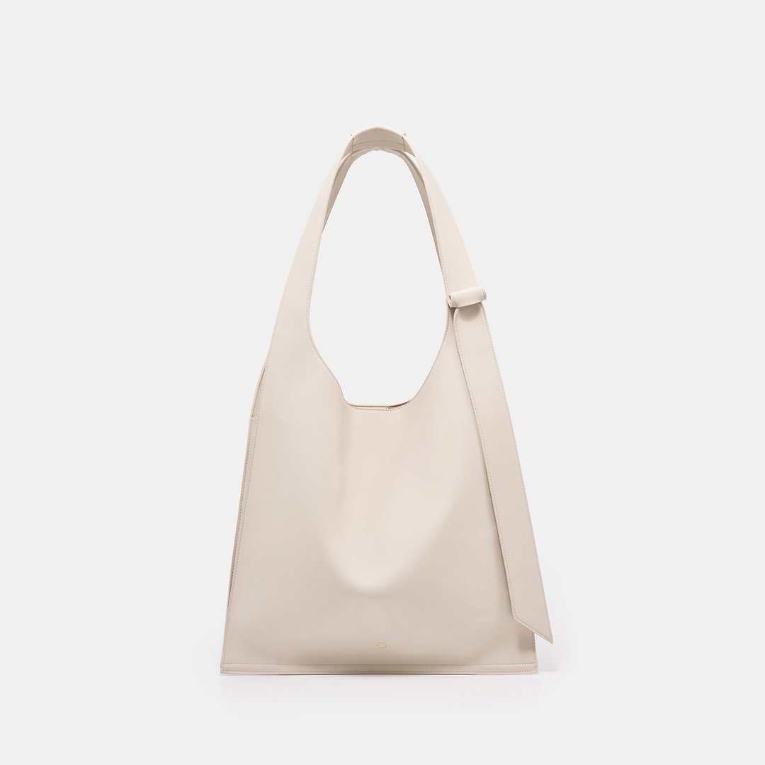 BO Shopper 玉米基皮革 侧背包 大包 灰色 - 侧背包/斜挎包 - 人造皮革 黑色