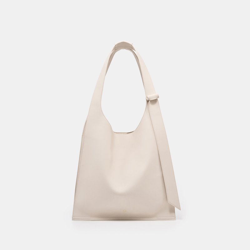 BO Shopper 玉米基皮革 侧背包 大包 灰色 - 侧背包/斜挎包 - 人造皮革 黑色