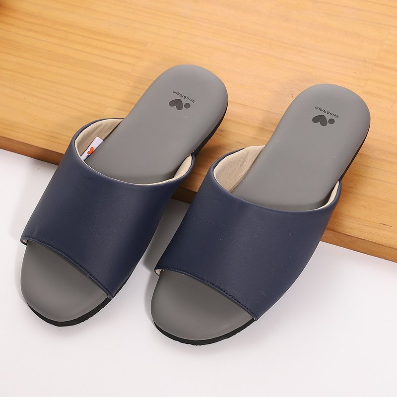 【维诺妮卡】舒眠感低弹拖鞋-蓝 - 室内拖鞋 - 塑料 蓝色