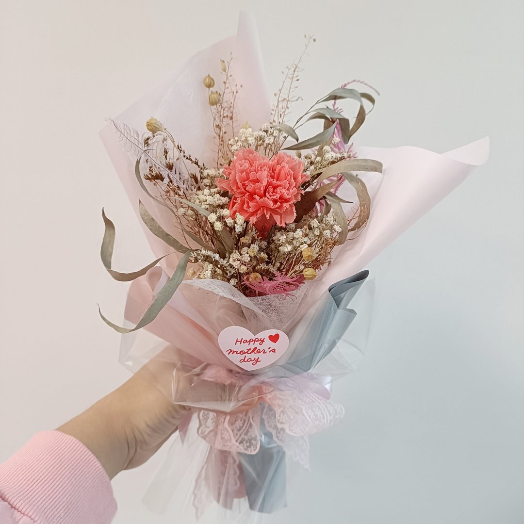 结婚捧花永生干燥花花束生日告白七夕情人节花束中秋礼盒送礼 - 干燥花/捧花 - 植物．花 多色