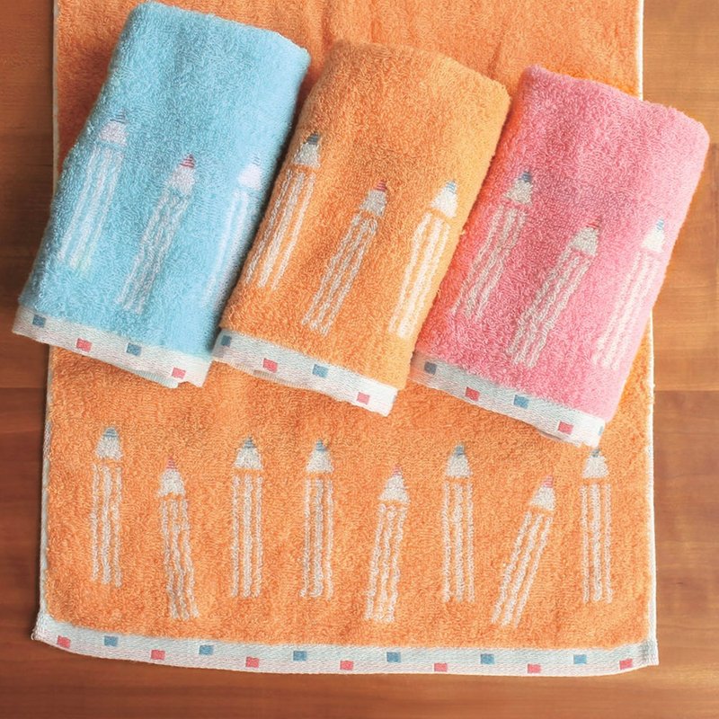 【Hartwell】日式怀旧色铅笔| 今治浴巾| 方巾| 亲柔舒适 - 毛巾浴巾 - 棉．麻 多色