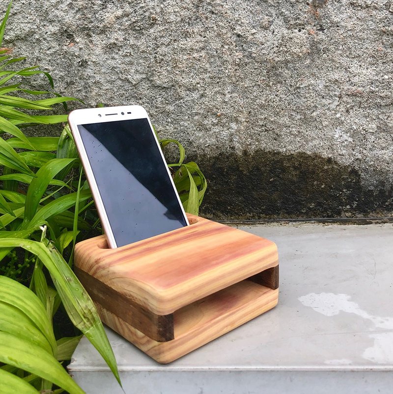 手机免提箱 - 扩音器/喇叭 - 木头 