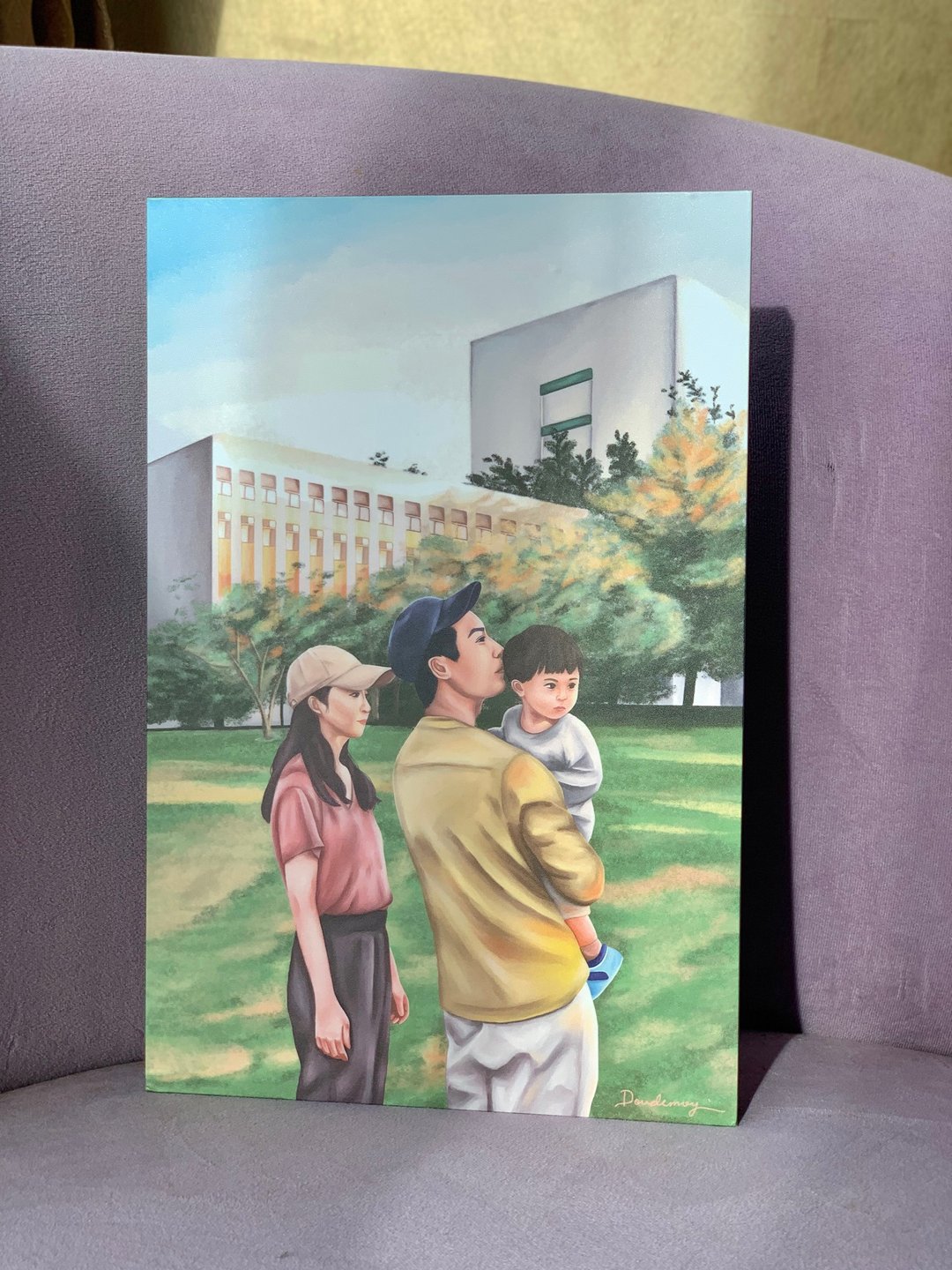 全家福似颜绘 | 三人含以上定制化似颜绘 家人 好朋友 毕业 纪念 - 订制画像 - 其他材质 