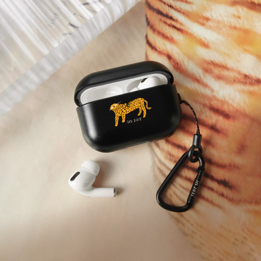 AirPods2/AirPods Pro/AirPods3 乐天花豹 防摔 耳机挂勾保护套 - 耳机收纳 - 塑料 多色