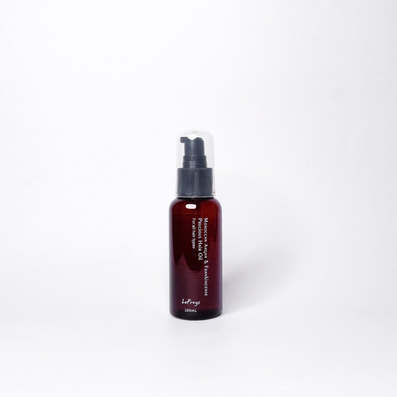 摩洛哥乳香保湿护发油 - 免冲洗、修护、抗热抗毛躁 - 润发用品 - 其他材质 咖啡色