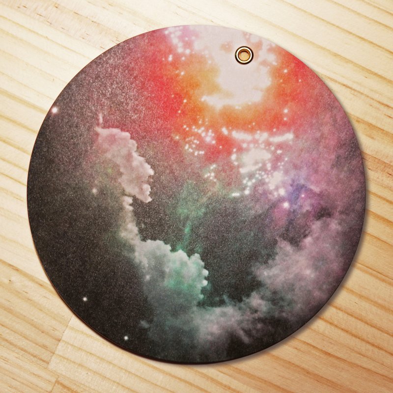 【Card】特殊圆形 / 手写文字卡片 - THE BEST YEAR - 卡片/明信片 - 纸 黑色