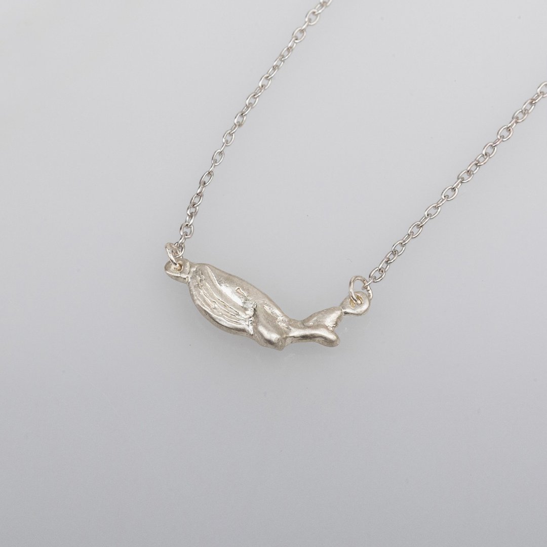 Whale bracelet 映 . 鲸鱼手链 双面 - 手链/手环 - 纯银 银色
