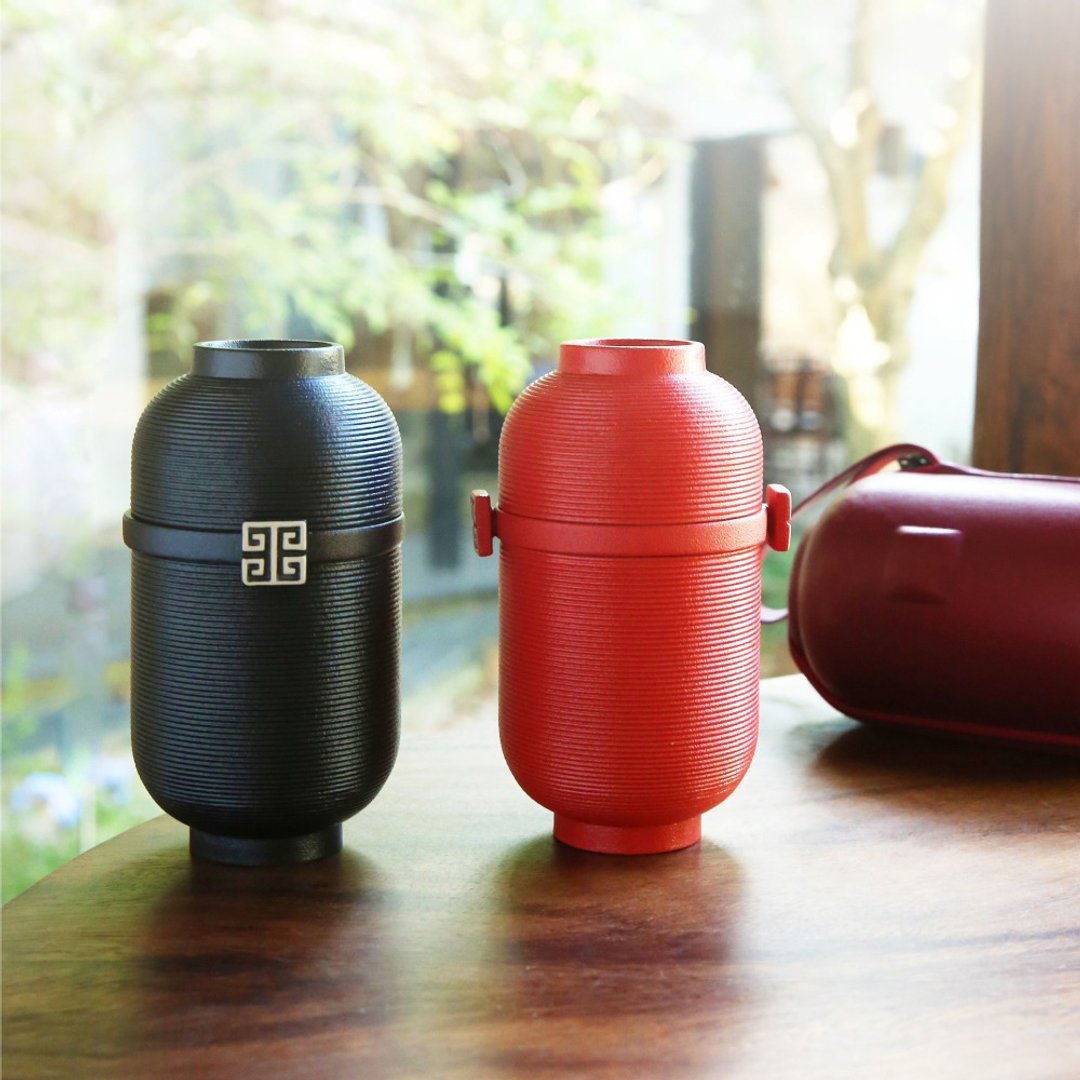【茶具礼物】陆宝 薪传乐享杯-禅风黑 灯笼 旅行茶具 - 茶具/茶杯 - 陶 黑色