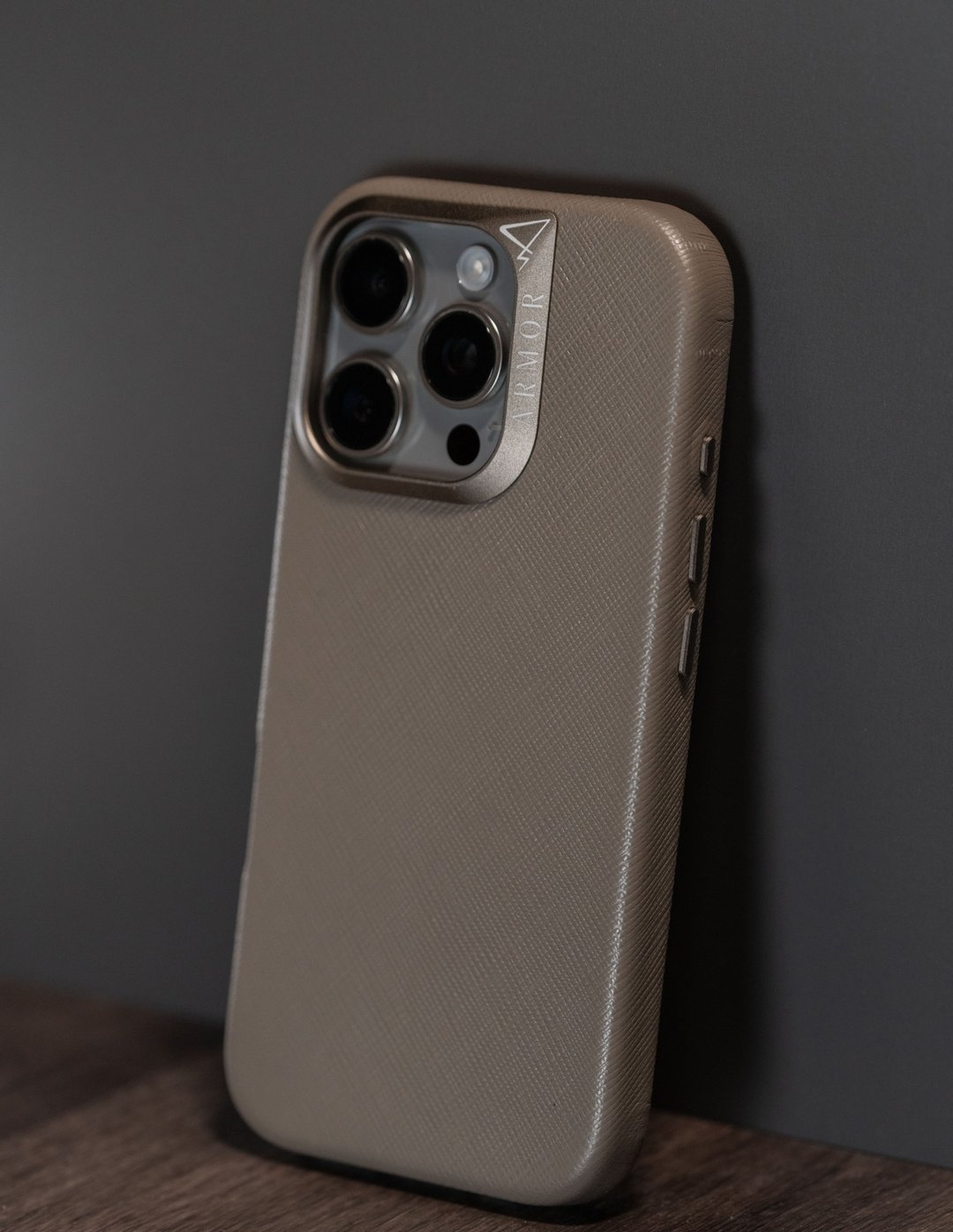 ARMOR iPhone 16系列全真皮磁吸 电话保护壳_冥王褐 - 手机壳/手机套 - 真皮 