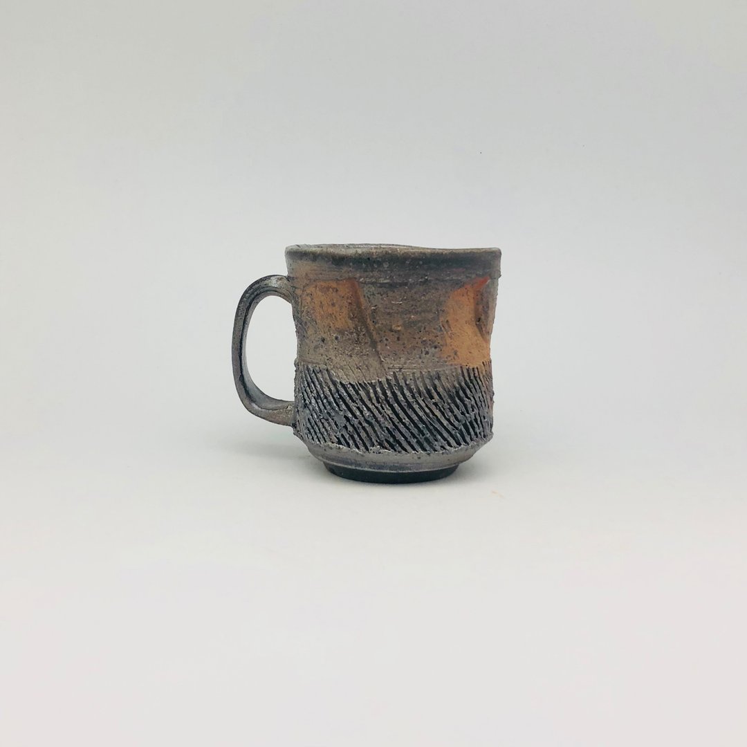 柴烧马克杯 - 咖啡杯/马克杯 - 陶 咖啡色