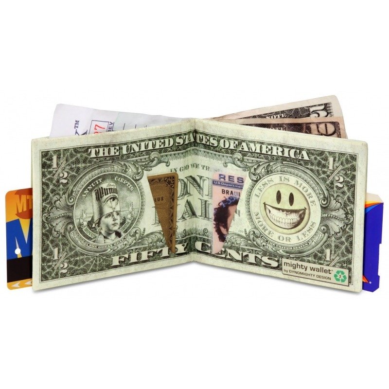 Ron ENGLISH 五角美金随身钱包 - 证件套/卡套 - 纸 绿色