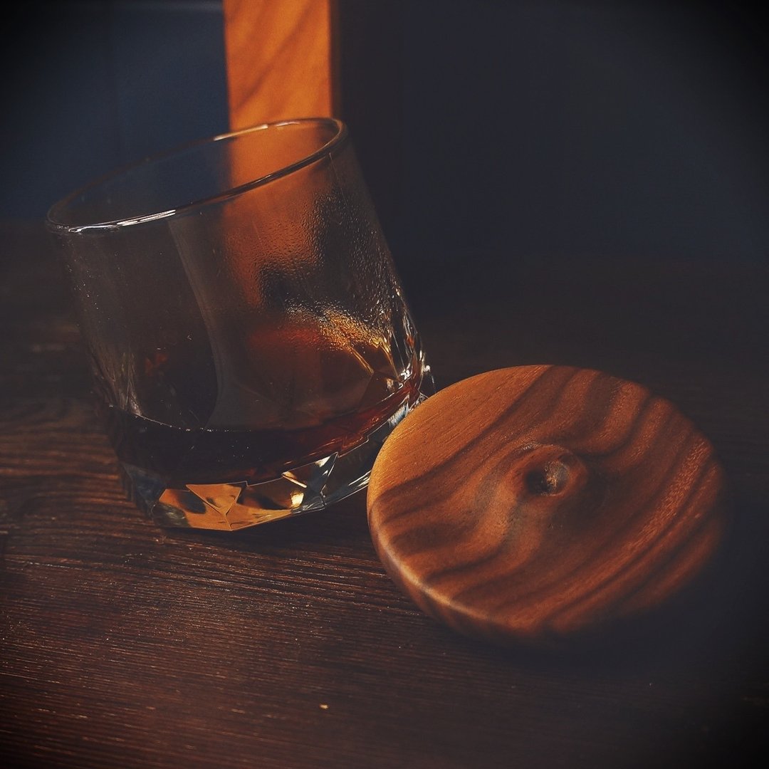 火山杯 旋转杯 威士忌旋转杯 - 酒杯/酒器 - 木头 