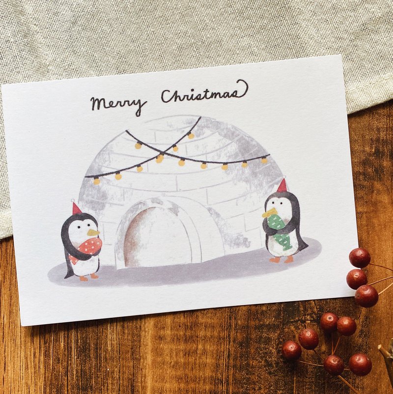 刚刚好 /圣诞明信片 - 卡片/明信片 - 纸 