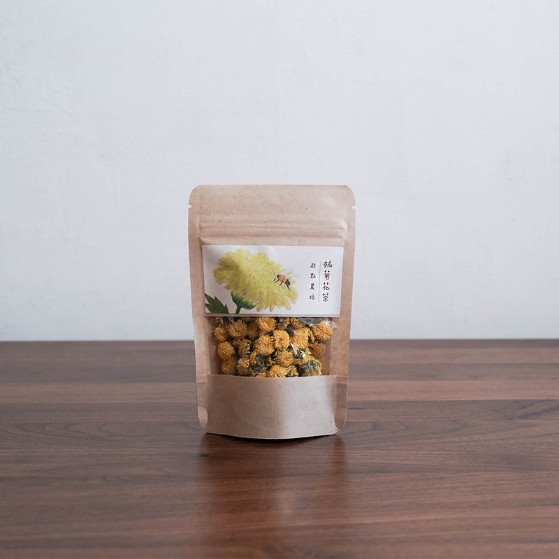 【新年送礼】杭菊花茶│友善小农作物/养生花茶/菊花茶/台湾杭菊 - 茶 - 新鲜食材 黄色