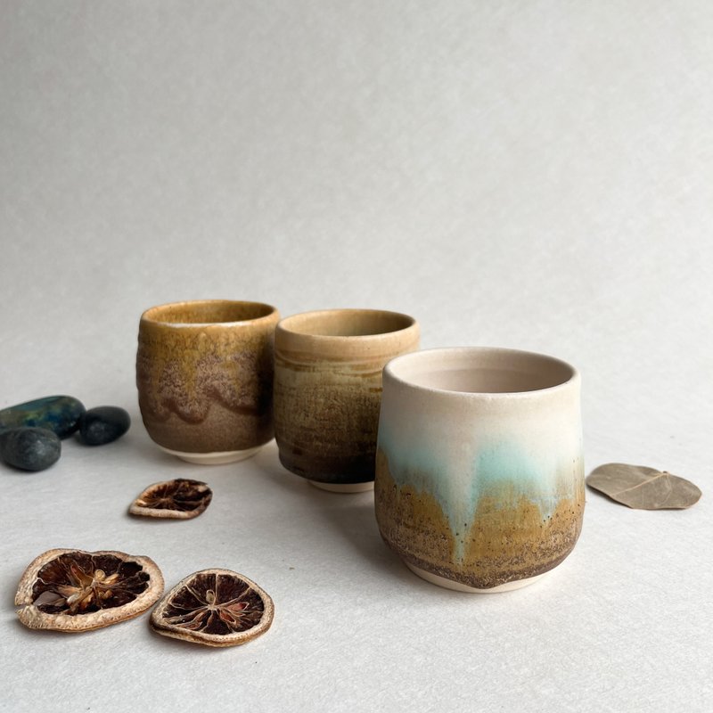 寂林。手工陶杯 茶杯 お汤吞 茶具 茶道具 陶艺茶器 教师节礼物 - 茶具/茶杯 - 陶 多色