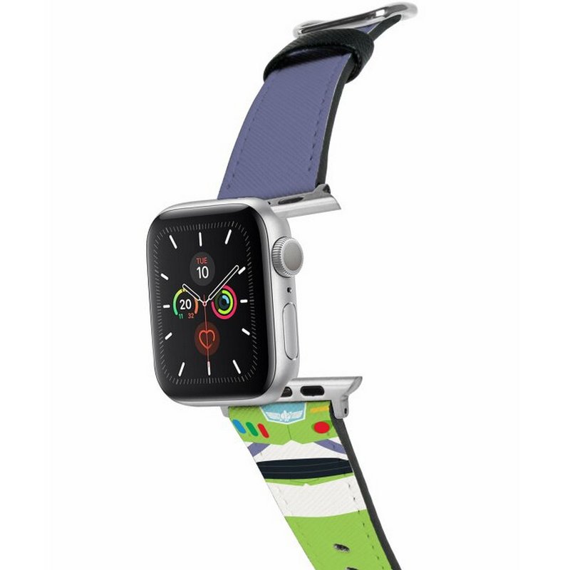 迪士尼彼思巴斯玩具总动员十字压纹牛皮革Apple Watch真皮表带 - 表带 - 真皮 