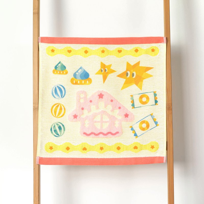 星愿糖果屋-提花纱布方巾 - 毛巾浴巾 - 棉．麻 