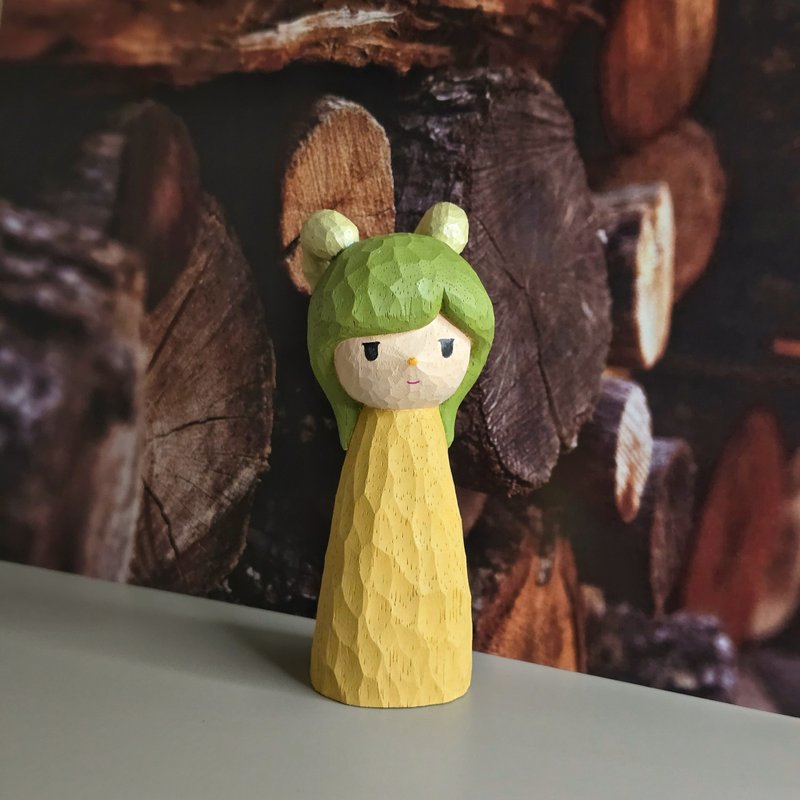 魔羯座 木雕(现货) - 玩偶/公仔 - 木头 多色