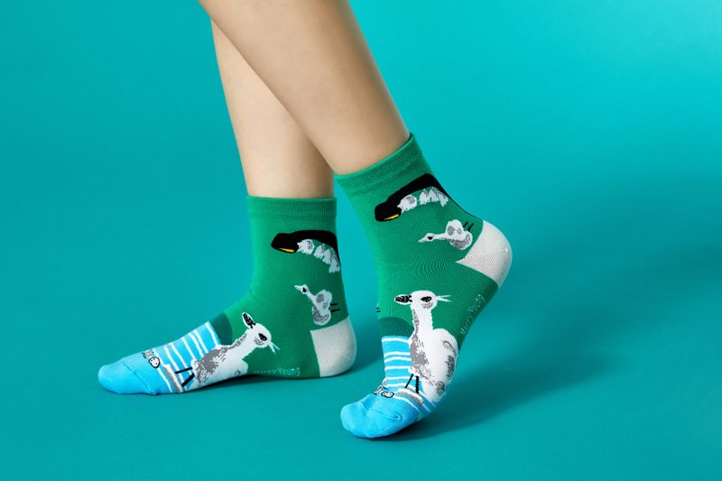 老派袜-川流不息的乐章 - 袜子 - 环保材料 绿色