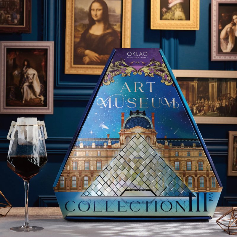 【欧客佬】限宅配  大艺术家Vol. lll 精品挂耳 礼盒 - 咖啡 - 新鲜食材 蓝色