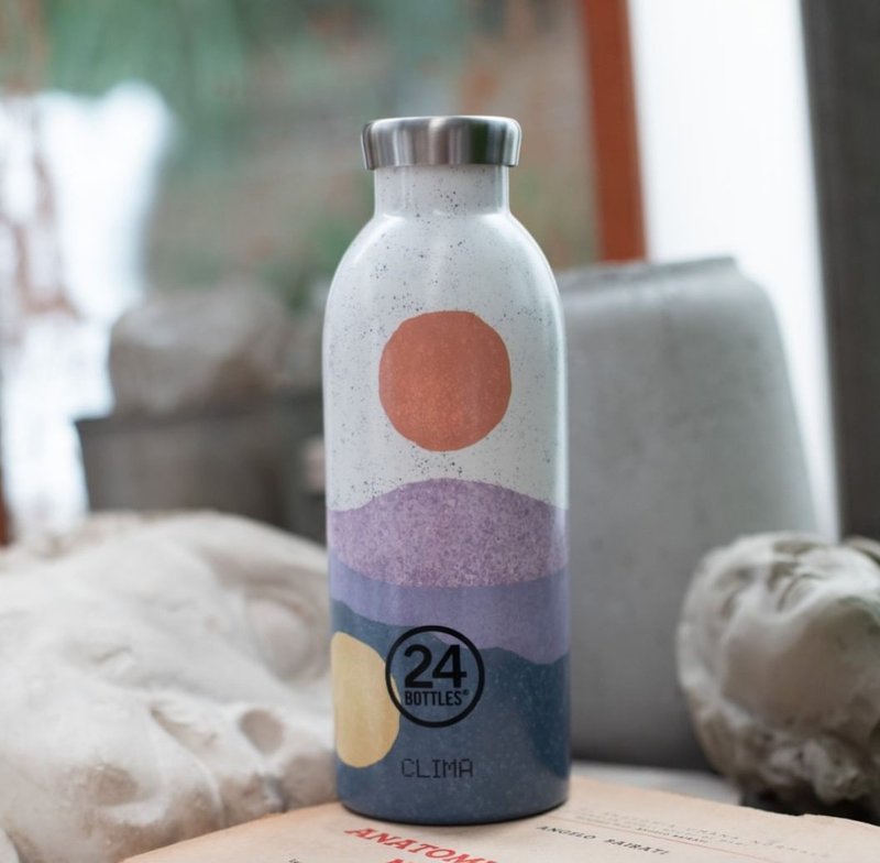 意大利24Bottles【CLIMA冷热保温系列】Midnight Sun - 500ml - 保温瓶/保温杯 - 不锈钢 红色