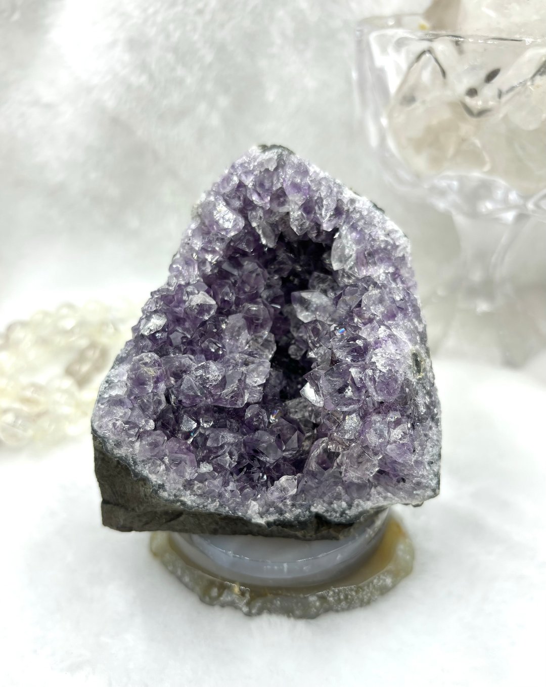 *天赐的礼物 - 充电 - 灵性* 天然巴西紫水晶镇 Amethyst - 摆饰 - 水晶 紫色