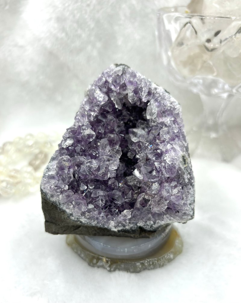 *天赐的礼物 - 充电 - 灵性* 天然巴西紫水晶镇 Amethyst - 摆饰 - 水晶 紫色