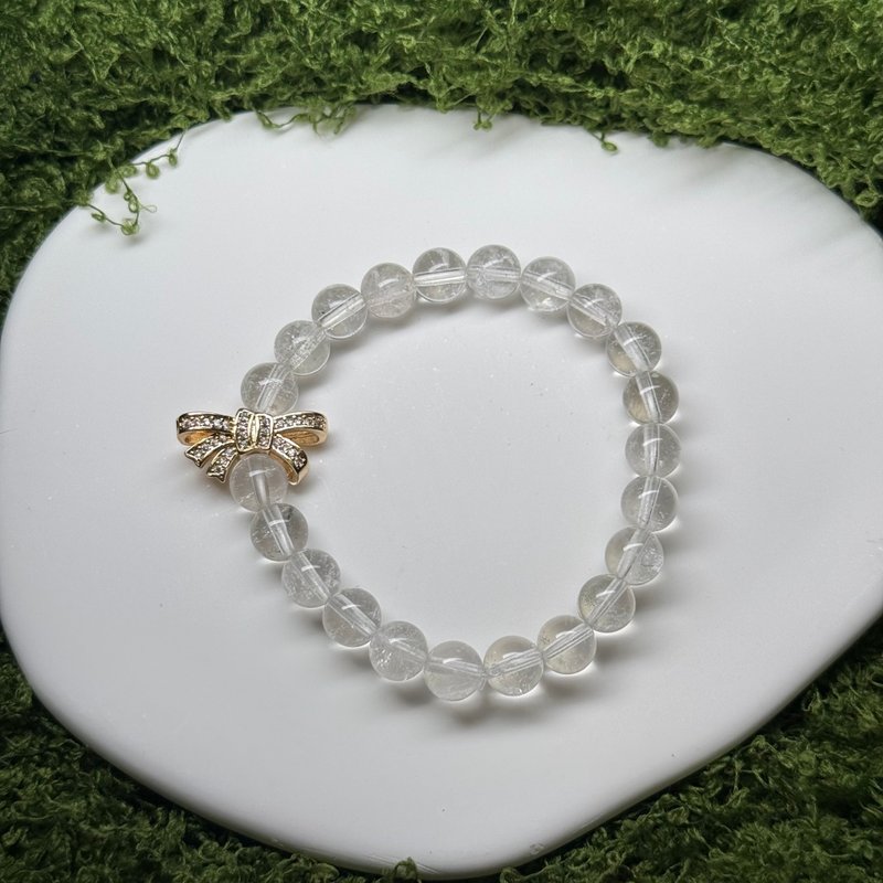 白水晶 白水晶设计款水晶 - 手链/手环 - 水晶 白色