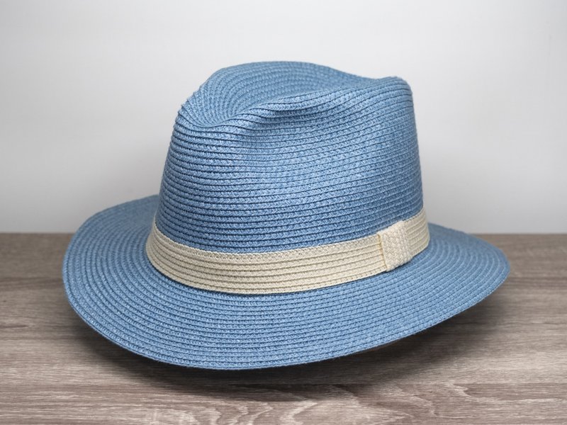 英伦简约绅士帽-水精灵 纸线编织 - 帽子 - 纸 咖啡色