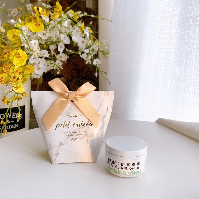 小礼物 奶香乌龙小茶罐 - 茶 - 新鲜食材 白色