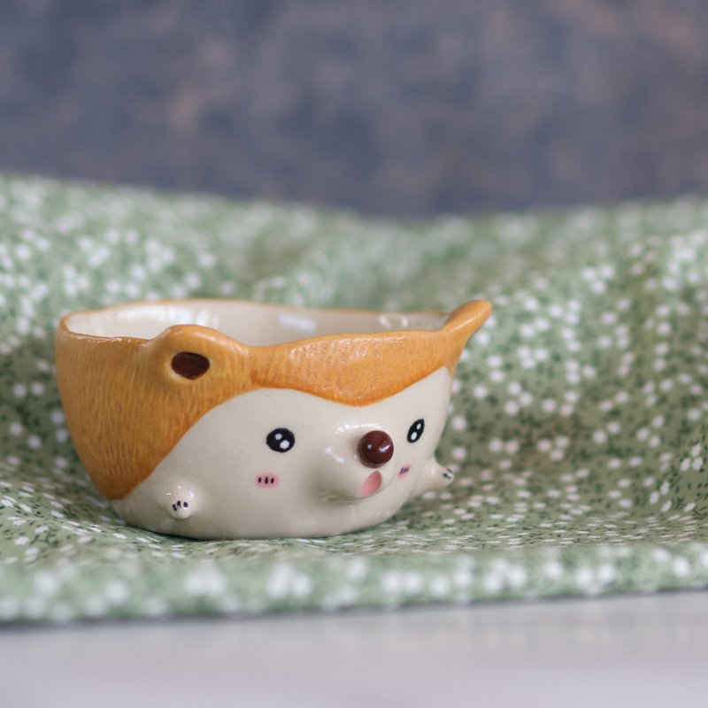 快乐刺猬（咖啡杯/茶杯） - 咖啡杯/马克杯 - 陶 