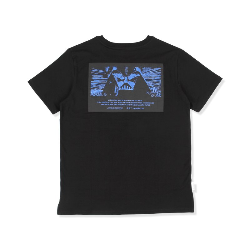 STAR WARS星际大战 VADER 黑武士印花T恤 - 中性连帽卫衣/T 恤 - 棉．麻 黑色